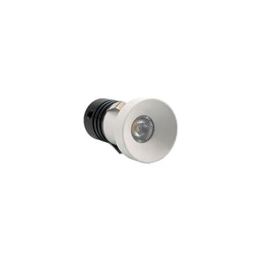 Imagem de Spot de Embutir Nordecor Auko Lai Mini Redondo Led Alto IRC 90 1W Bivolt BRANCO 3000K LUZ AMARELA 6536