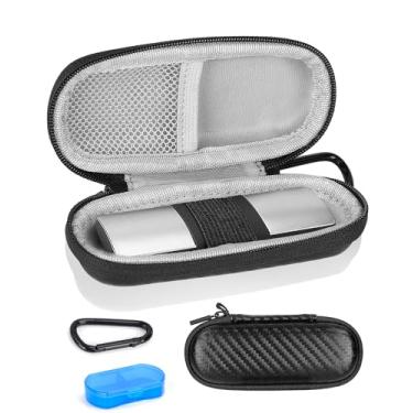 Imagem de Glamgen Kardiamobile Ekg Monitor Case ,Case for kardiamobile EKG Heart Monitor,Hard Travel Case for KardiaMobile 6L,Case for Kardia EKG Monitor,Pill Box and Carabiner Clip Included, Heart