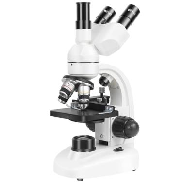 Imagem de Microscopio, Microscópio, Microscopio Profissional 5000X, Kit de Eletrônico Trinocular Profissional, óptico 5000X, Biológico, Com 2X, 10X, 25X