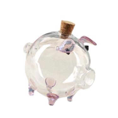 Imagem de Kuntesetty Cofrinho Transparente para Economizar Dinheiro E Armazenamento de Notas para Decoração de Casa, violeta, Tamanho real