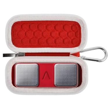 Imagem de Capa compatível com AliveCor KardiaMobile Personal EKG | Dispositivo de EKG Kardia Mobile 6L e monitor cardíaco | Monitor de ECG de encaixe para Apple e dispositivo Android – Vermelho (apenas bolsa)