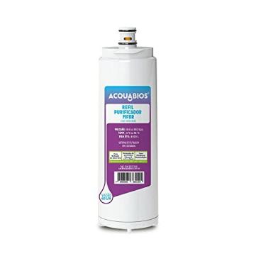 Imagem de Refil Filtro De Água Acqua Mfbr Acquabios 1005-0043 (Compatível Masterfrio E New Up), Acquabios, Refil Filtro Purificador De Água, Branco, Tripla Filtração Com Alta Eficiência Na Retenção De Resíduos