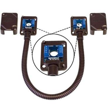 Imagem de Seco-Larm Sd-969-T15Q/B Cabo De Porta Blindada/Blocos De Terminais Pré-Fiados E Tampas Removíveis, Bronze, Projetado Para Transportar Fiação Para Conduzir Energia Para Fechaduras Elétricas