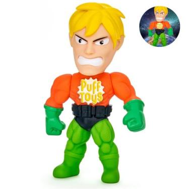 Imagem de Brinquedo Boneco Sea Man Super Herói Vinil Macio Puff Toys