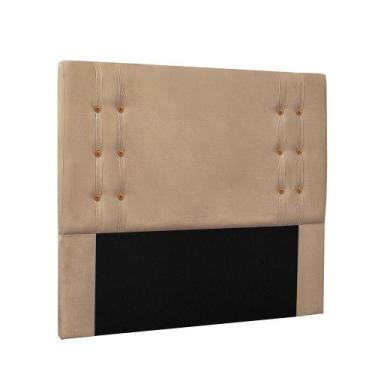 Imagem de Cabeceira Cama Box King 195cm E Recamier Gênova Suede S04 - D'rossi Co