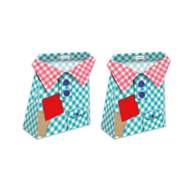 Imagem de 16Un Caixas Surpresa Camisa Festa Junina Festcolor