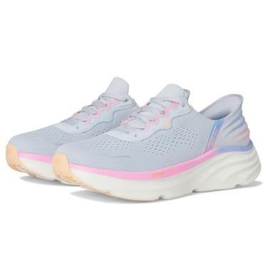 Imagem de Skechers Tênis feminino D'lux Vapor Hands Free Slip-ins, Cinza claro multi, 39