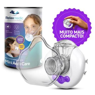 Imagem de Inalador Nebulizador Mini Aero Care Relaxmedic, U, UNICA