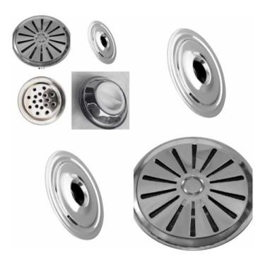 Imagem de Kit Dispositivos Inox Encaixe Cano De 50mm - RR PISCINAS