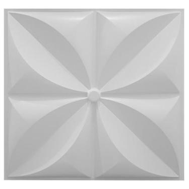Imagem de Kit C/ 10 Placas Revestimento Parede Alto Relevo Painel 3d (Petalas pl