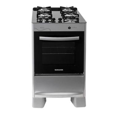 Imagem de Fogão Suggar Neo Glass 4 Bocas Prix FGVNG410PRIX Inox Bivolt