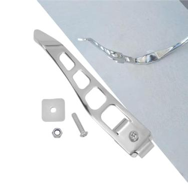 Imagem de HDBUBALUS Extensão de suporte de motocicleta adequada para Harley Dyna Street Bob FXDB Fat Bob Low Rider Super Glide Custom 2007-2017 Chrome