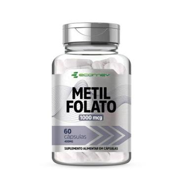 Imagem de  Metilfolato Acido Folico Ativo 1000Mcg 60 Cápsulas Ecomev