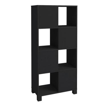 Imagem de Estante 4 Portas 4 Nichos Mobile Wally Preto Artany