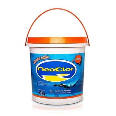 Imagem de Cloro Organico Estabilizado para Piscina Multi Acao 10Kg Neoclor