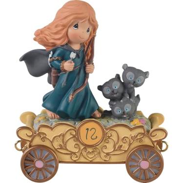 Imagem de Precious Moments Disney Showcase Collection "Realize seus sonhos" - Estatueta de resina para desfile de aniversário de 12 anos, tema Disney Princesa Merida, 133406