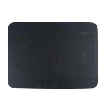 Imagem de BaotyJie Charging Mouse Pad Protecção portátil de curto -circuito sobre proteção de tensão Versátil Compact for Desk eSports Pros, Preto