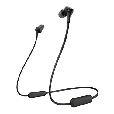 Imagem de Sony Fone de ouvido/fones de ouvido intra-auriculares sem fio WI-XB400 com microfone para chamadas telefônicas, preto