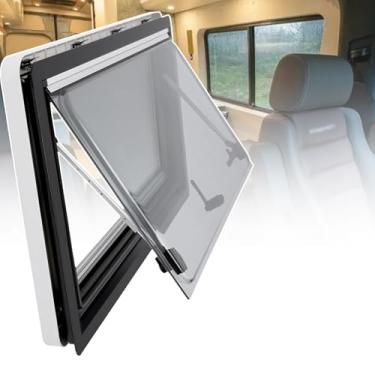 Imagem de Janela de campista, janela inclinada para motorhome, moldura de liga de alumínio, 900 x 450