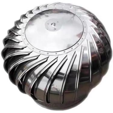 Imagem de Tampa de ventilação rotativa, aberturas de teto giratórias, capota de chaminé giratória, ventilador, turbina, à prova de intempéries, robusta e durável, para lareira de chaminé, fácil de instalar
