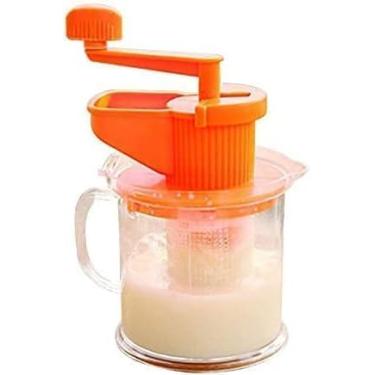 Imagem de Espremedor Manual de Frutas e Grãos com Filtro, 400ml, Laranja