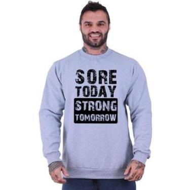 Imagem de Blusa Moletom Basic MXD Conceito Sem Touca Treino De Academia Moda Fitness-Masculino