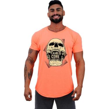 Imagem de Camiseta Longline MXD Conceito Hardcore Skull Masculina-Masculino