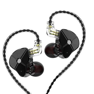 Imagem de QZXYHYN TRN ST1 in Ear Monitors 1DD + 1BA Dual Driver, HiFi Earphones with 1Dynamic and Balanced Armature Drivers Earbuds (No Mic, Black)