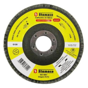 Imagem de Lixa Flap Grão 120 Pacman 115mm - 7029 - STAMACO