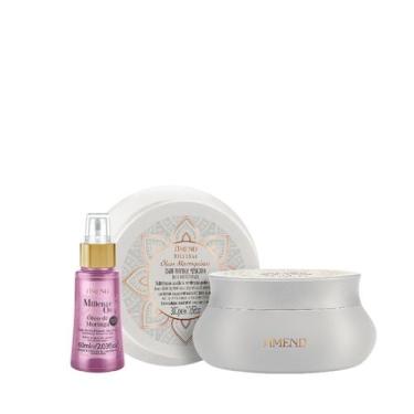 Imagem de Amend Millenar Óleos Marroquinos Masc 300ml + Millenar Oil Moringa 60m