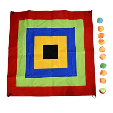 Imagem de Conjunto de brinquedos de Dart Self Slow Dart, jogo de tabuleiro, jogo de tabuleiro de Dart, Board de Fabric Board Bolas Bolas Crianças Catch Bola do lado de fora do jogo