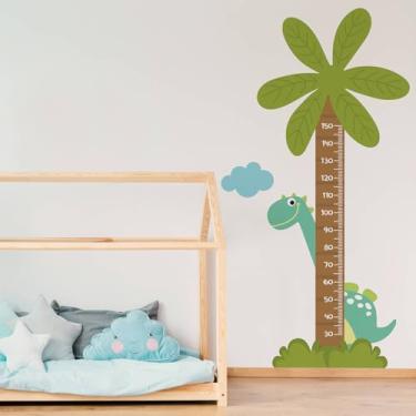 Imagem de Adesivo de Parede Infantil Dinossauros (Régua Dinossauro Baby)