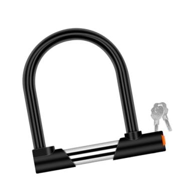 Imagem de kowaku Cadeado para motocicleta em formato de U, trava para bicicleta, portátil, resistente, equipamento de ciclismo, à prova d'água, motocicleta,