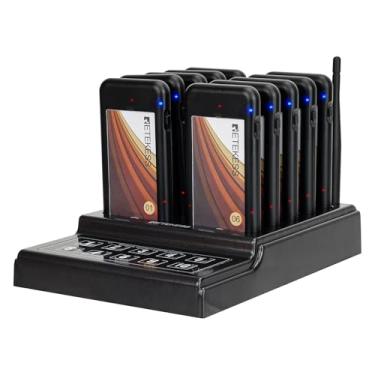 Imagem de Retekess Sistema De Campainha Para Restaurante Td174, Pager Espera, Com Vibração, Piscante E Campainha, Lembrete Proximidade, 10 Pagers Food Truck, Creche Igreja