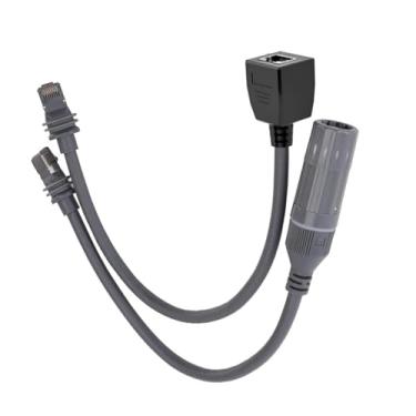 Imagem de Cabo SPX para RJ45/prata/roteador, cabo de substituição à prova d'água, adaptador de cabo Ethernet para Starlink Satellite Gen3 V3, 0,2 m