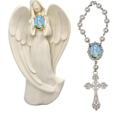 Imagem de Imagem Estatua Nossa Senhora de Fatima Decoração Casa Capelinha Cantin