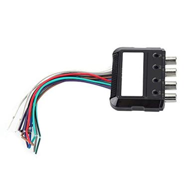 Imagem de Conversor de áudio alto para baixo, conversor de áudio subwoofer estéreo automotivo de 4 canais, com fio de controle de amplificador de potência, para CD, rádio, DVD, hosts e amplificadores de carro