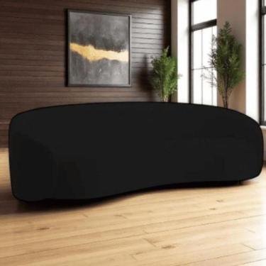 Imagem de Sofá 3 Lugares Orgânico Luxo Recepção Sala de Estar e TV Amore 200cm B