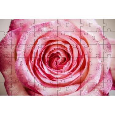 Imagem de 4 Quebra-Cabeças de Flores Diversão Inclusiva 60 peças - Coleção TEA &