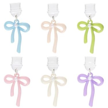 Imagem de CREATCABIN 6 peças de plugue de poeira tipo C porta de carregamento tipo C plugue USB tipo C pingente de plugue USB compatível com Kindle com porta de carregamento tipo C presente para Samsung Android