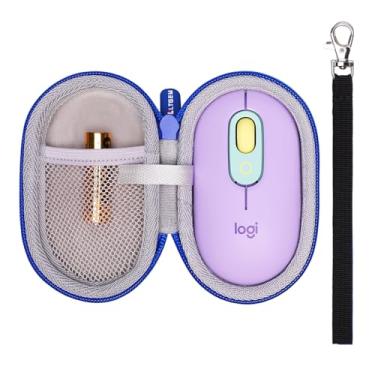 Imagem de LTGEM Capa compatível com Logitech POP & Pebble Mouse 2 M350s/M350/M355/M340/i345 Mouse, roxo