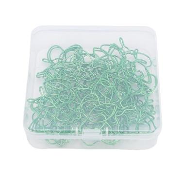 Imagem de HEEPDD 80pcs de Clipes de Papel Em Forma de Abelha Definir Clipes de Papel Fofos Multifuncionais para Scrapbooks Calendários Arquivos Com Cores Brilhantes de Material Escolar Divertido (Verde)
