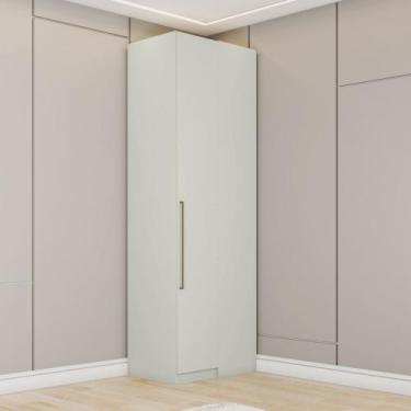 Imagem de Guarda-roupa Canto Reto Modulado 1 Porta Seletto Henn - Areia HP