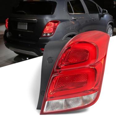 Imagem de Huray Luz traseira de LED direita adequada para Chevy Trax 2017-2022 RH lanterna traseira conjunto de lâmpada de freio traseiro estilo original substituição para GM2801298 (lado do passageiro)