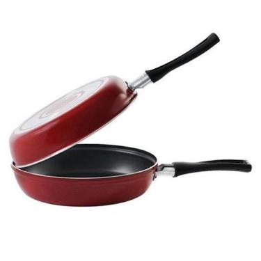 Imagem de Omeleteira & Frigideira 18cm Vermelho Rouge Antiaderente Teflon 5 Cama