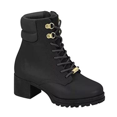 Imagem de Bota Infantil Feminina Coturno Molekinha Saltinho 2178.102 - Preto - 35