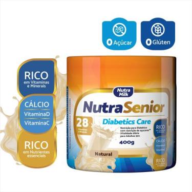 Imagem de Suplemento alimentar para idosos sem açúcar Nutra Senior Diabetics Car