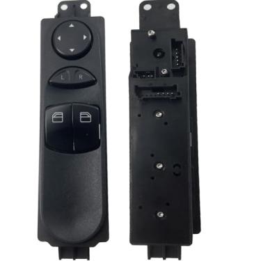 Imagem de DEVMO Interruptor de janela Master Power compatível com 2005-2009 Sprinter 2500,3500 2010-2017 Sprinter 2500,3500. Interruptores de controle lateral do motorista A9065451213, 9065451213