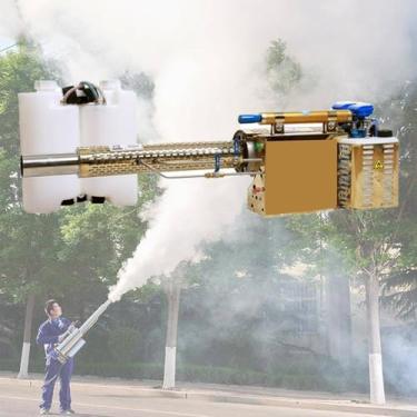 Imagem de Nebulizador Térmico Do Jato Do Pulso, Pulverizador 360 ° Portátil Agrícola Pulverizador Em Todos Os Sentidos 700㎡ Em 7-8 Minutos Para Plantas Das Ervas Daninhas, One Color, 120