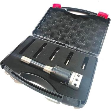 Imagem de Cabeça de mandrilar 5 cm para fresadora e máquina de torno 1 divisão: 0 cm e 5 peças de barras de mandrilar HSS (haste R8 (barra de tração UNF 7/16)))